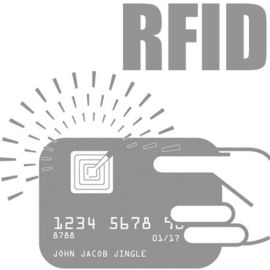 Kaart van pvc van RFID HF Legic ATC256/512 de slimme, de slimme witte kaart van RFID in ATMEL-bedrijf