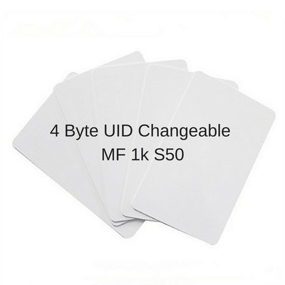 MF1k S50 MF4K S70 0 Veranderlijke Rewritable RFID de Kaart Chinese Magische Kaart van Blok Programmeerbare 7 Byte UID