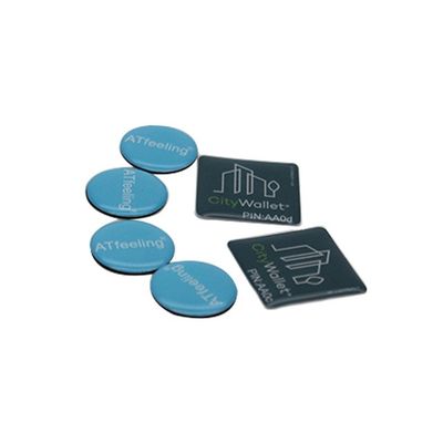 Anti het Metaalmarkeringen van de Nfc Passieve Sticker met Chip  215 Kleinste NFC Markeringen van 216 voor Metaal