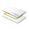 De witte Gemaakte Aangepast Kaart van de Creditcard Slimme pvc van Smart Card RFID