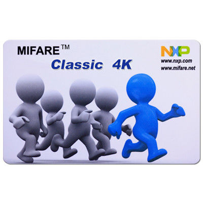 MIFARE ®Classic 4K Smart Card met RFID contactloze chipkaart voor toegangscontrole of lidmaatschap