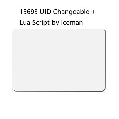 15693 de Veranderlijke GEN2 Plastic Rfid Kaart en Lua Script By Iceman van UID
