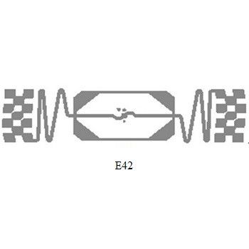 E42 het UHFinlegsel van RFID met Impinji Monza 4 Spaander, het Inlegsel van HF Rfid